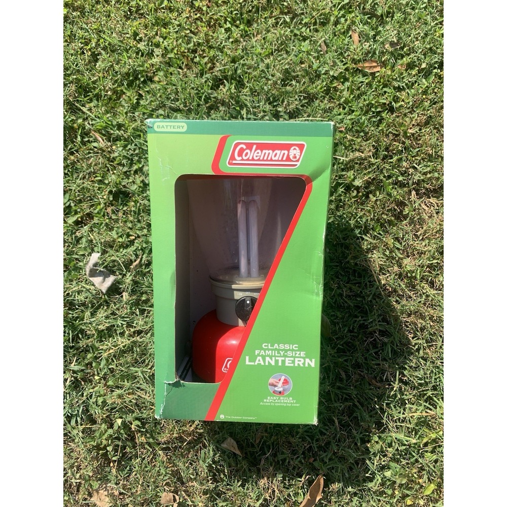 Coleman Classic Family Size Large‎ Lantern Battery Powered Camping Power Outage